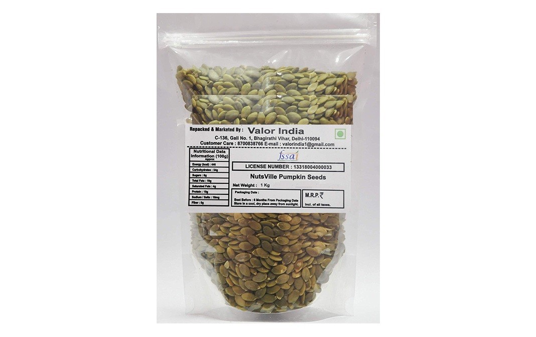 Nuts Ville Pumpkin Seeds    Pack  1 kilogram